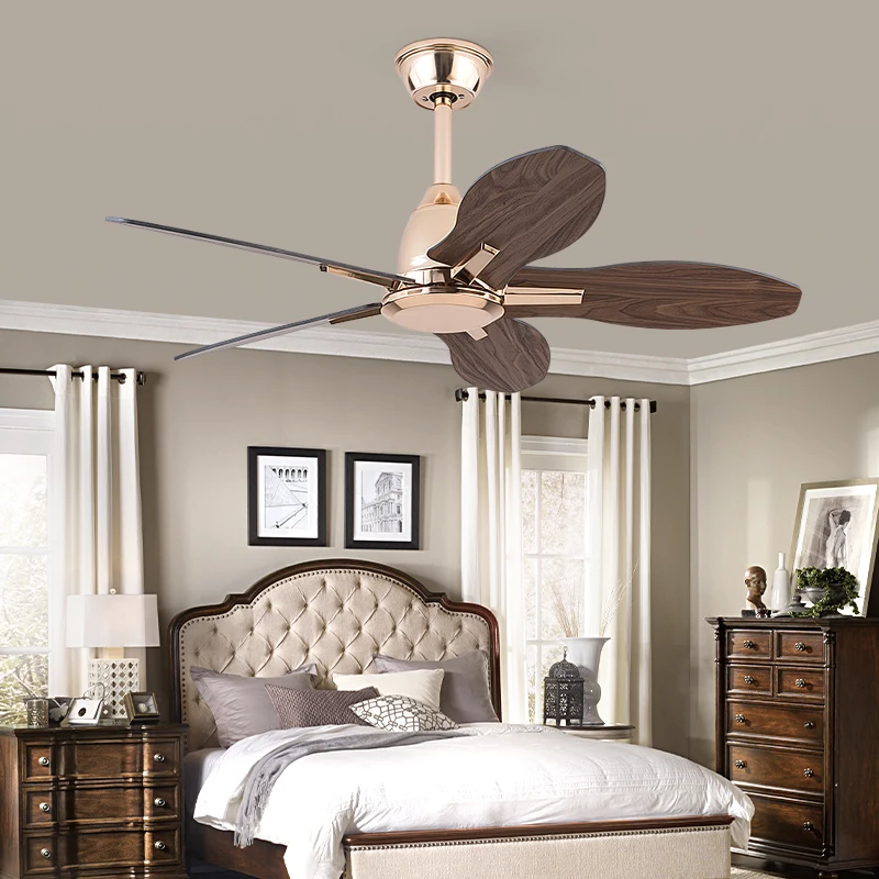 Modern LED Ceiling Fan with Light Remote Control High Power Motor Ideal for Bedroom and Living Room DC Ceiling Fan