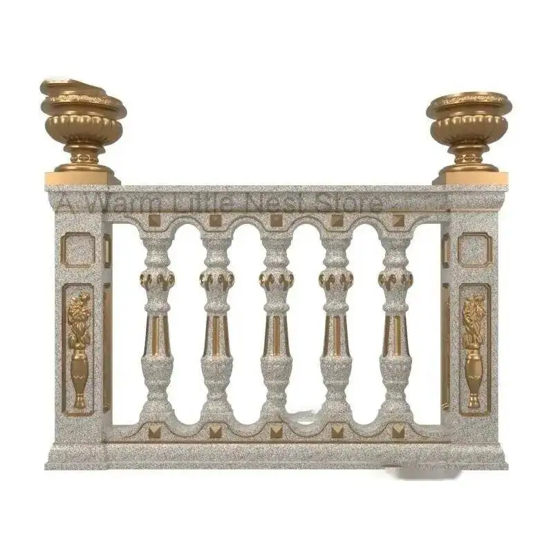 ABS Plastic Mould Railing Roman Pillar Column Mold Concrete Baluster Molds Home Ornament Garden Decoration European Garden Fence