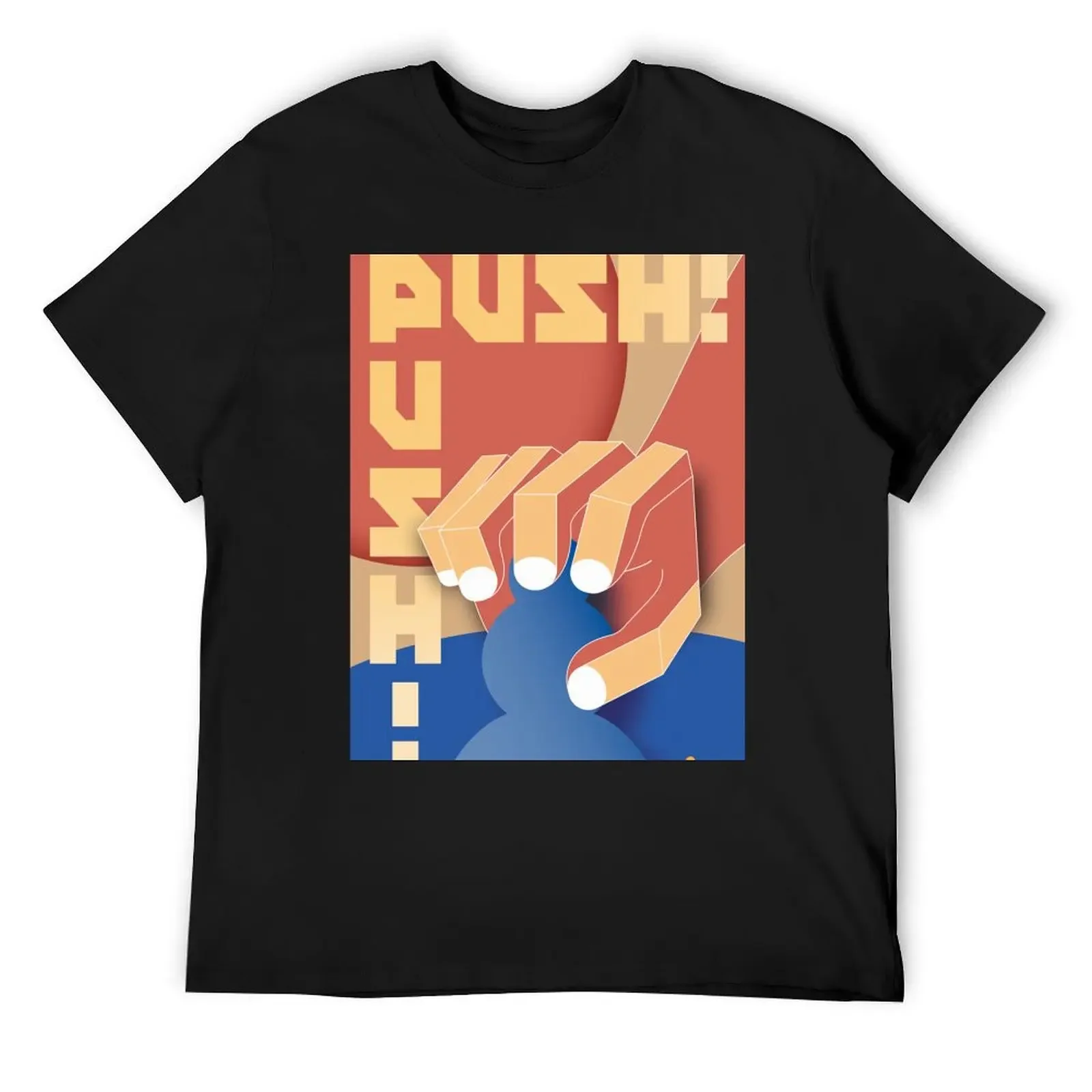 PUSH! T-Shirt plus size tops summer clothes korean fashion mens t shirt