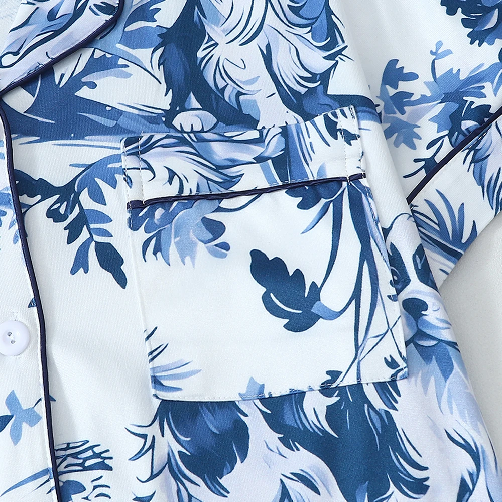 2 قطعة منامة الصيف النساء مجموعة لطيف طباعة فضفاضة مريحة الإناث المتسكعون فضفاضة قصيرة الأكمام السراويل الصيف الترفيه نوم