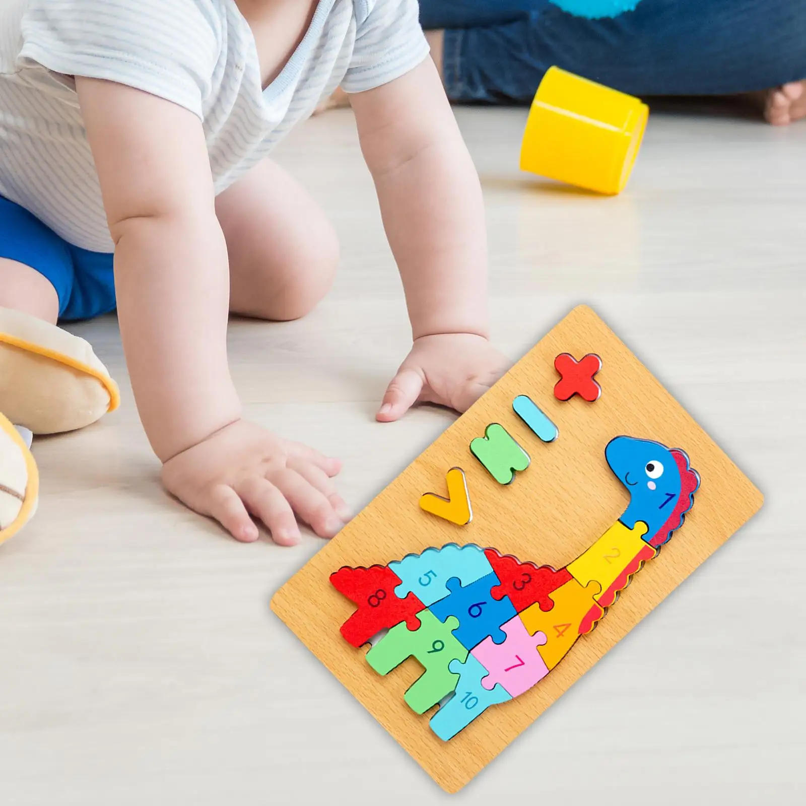 Jouets animaux de puzzle de chiffres pour la motricité fine de la maternelle, garçons et filles