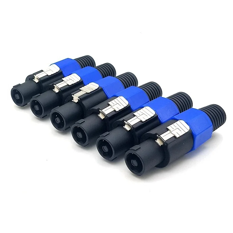Speakon Connector Female Male Professional Audio Plug DJ Speaker Connector With Twist Lock