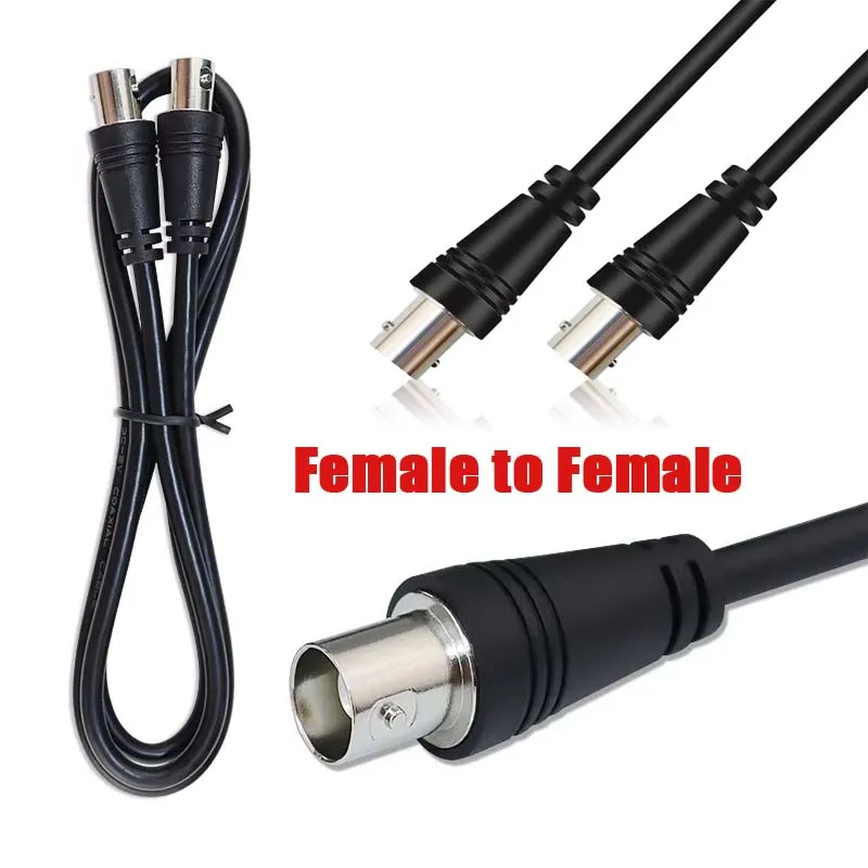 0.5M BNC Cable Male to Male Female to Female Male to Female Plug Convert Cord CCTV Camera Monitor Coaxial Wire