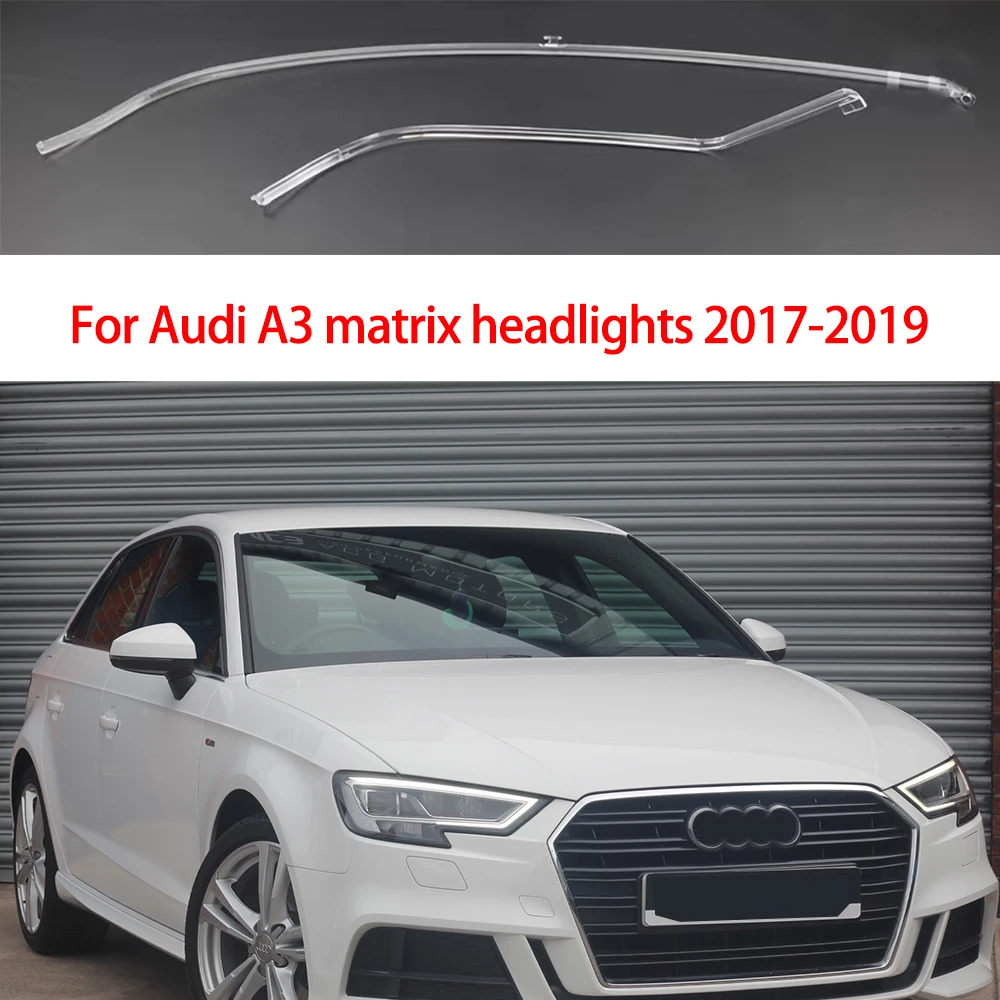 

Для Audi A3 2017-2019 световая направляющая полоса матрица Lightguide DRL дневные ходовые огни направляющая пластина трубка дневная ходовая полоса