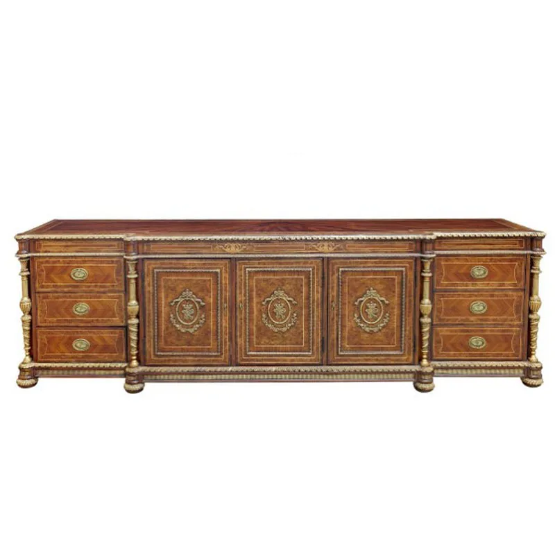 

Alexander Furniture Windsor Castle Series TV Large Apartment Living Room TV Cabinet Locker Floor Cabinet