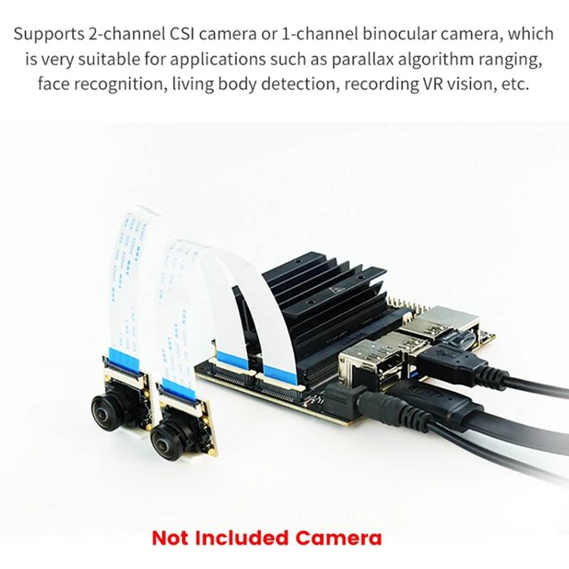 لمجموعة مطور Jetson Nano 4GB لوحة تطوير الذكاء الاصطناعي AI مع تعلم روبوت برمجة المشتت الحراري