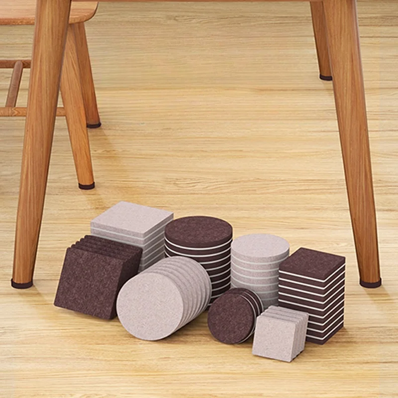 72/3Pcs Self Adhesive Furniture Leg Feet Rug Felt Pads Anti Slip Mat Bumper Damper For Chair Table Floor Scratch Protector image 5