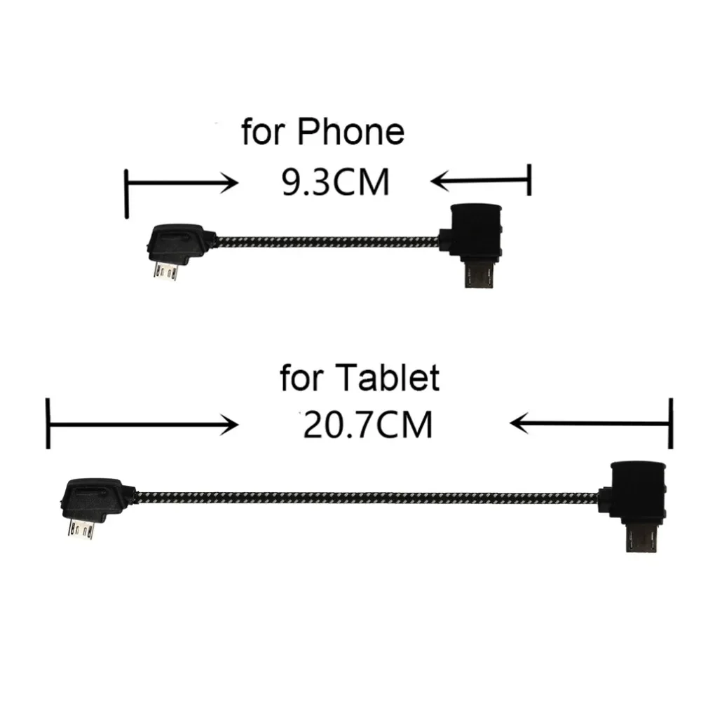 Data Cable for DJI Mavic Mini Air Pro Platinum 2 Zoom Pro Micro-USB Standard Reverse Port IOS Type-C Tablet Phone Adapter Wire