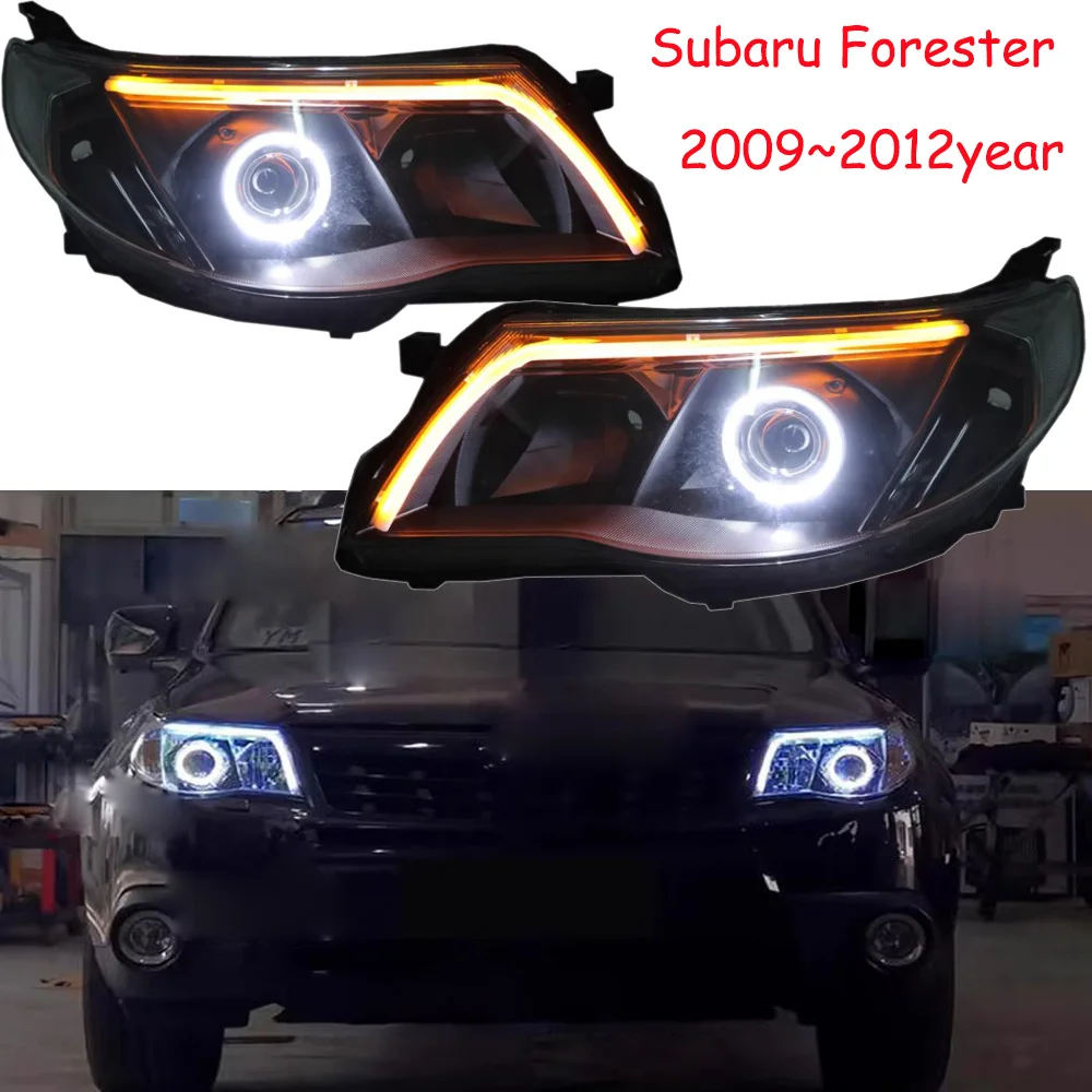 

car bumper headlamp for Subaru Forester headlight 2009~2012y LED DRL car accessories HID xenon for Subaru Forester fog light