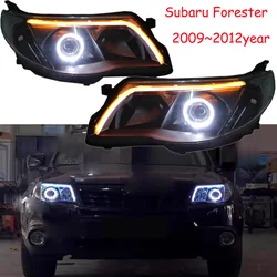 car bumper headlamp for Subaru Forester headlight 2009~2012y LED DRL car accessories HID xenon for Subaru Forester fog light
