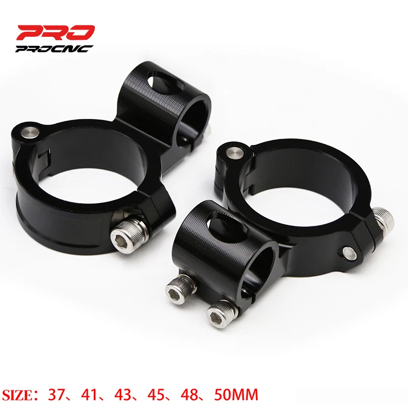 

2026 CNC 37 39 40 41 43 45 47 48 51 51 52MM Motorcycle Handlebar Racing Adjustable Clip On Fork Tube Handle Bar For Cafe Racer