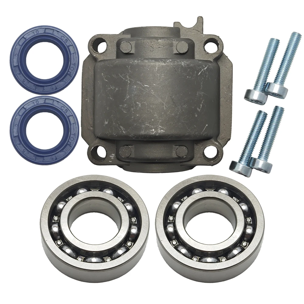 

Основание поддона цилиндра двигателя с 4 болтами и винтами для Stihl MS180 MS170 018 017 MS 180 170 Запасная часть бензопилы Сальник подшипника кривошипа