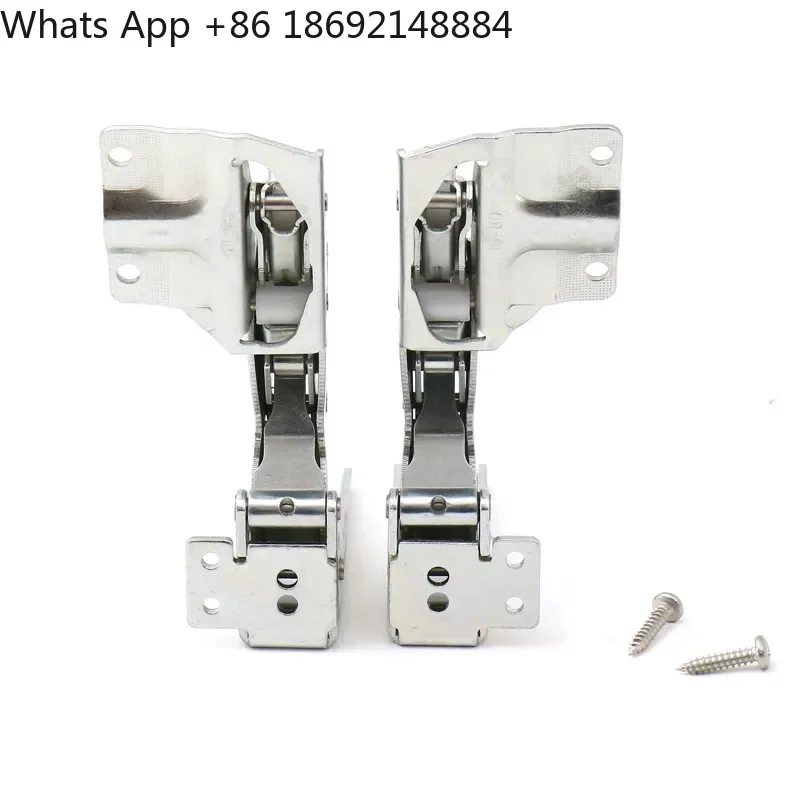For Refrigerator Door Hinge Home Decoration Embedded Hardware Accessories Stainless Steel Hinge Water Curtain Cabinet