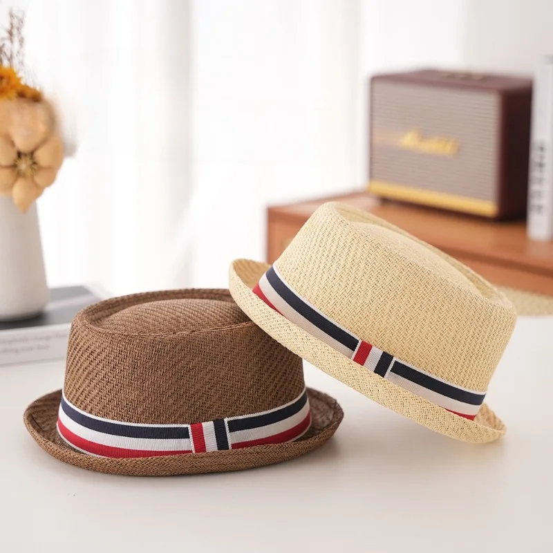 5 Different Colors Are Available Summer Hat-Ultra Breathable,Fresh and Wavy Wide-brimmed Straw Hat,Versatile Beach Sun Hat Trend