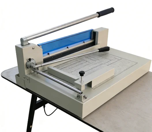 Manual Steel Paper Trimmer & Cutter 440mm Width 40mm Cutting Thickness For Office Home Card Photo Trimming