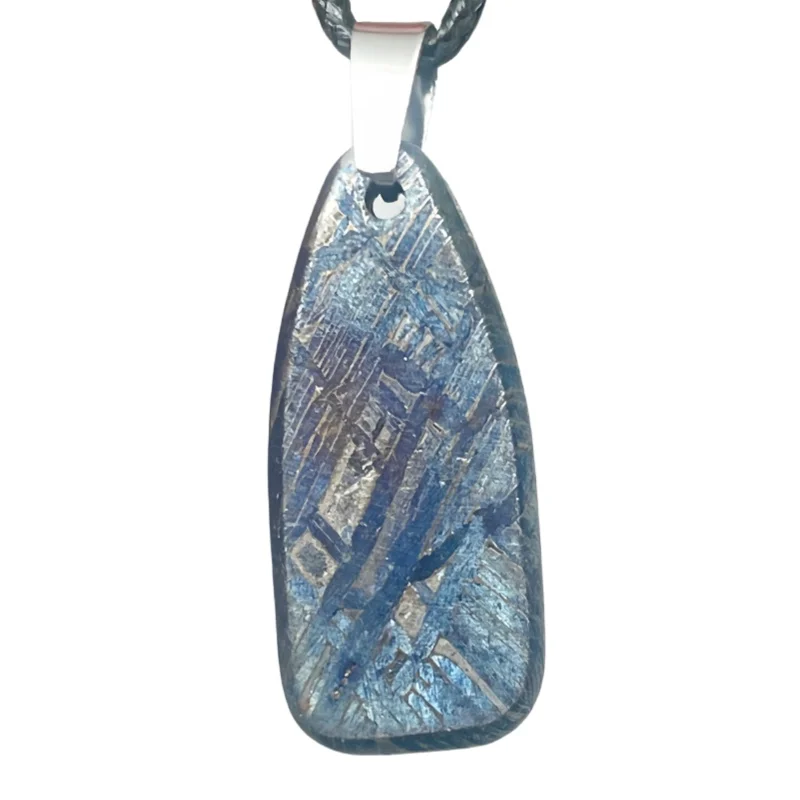 11.6g Muonionalusta meteorite pendant Natural iron meteorite pendant Meteorite slice Collection -LK248