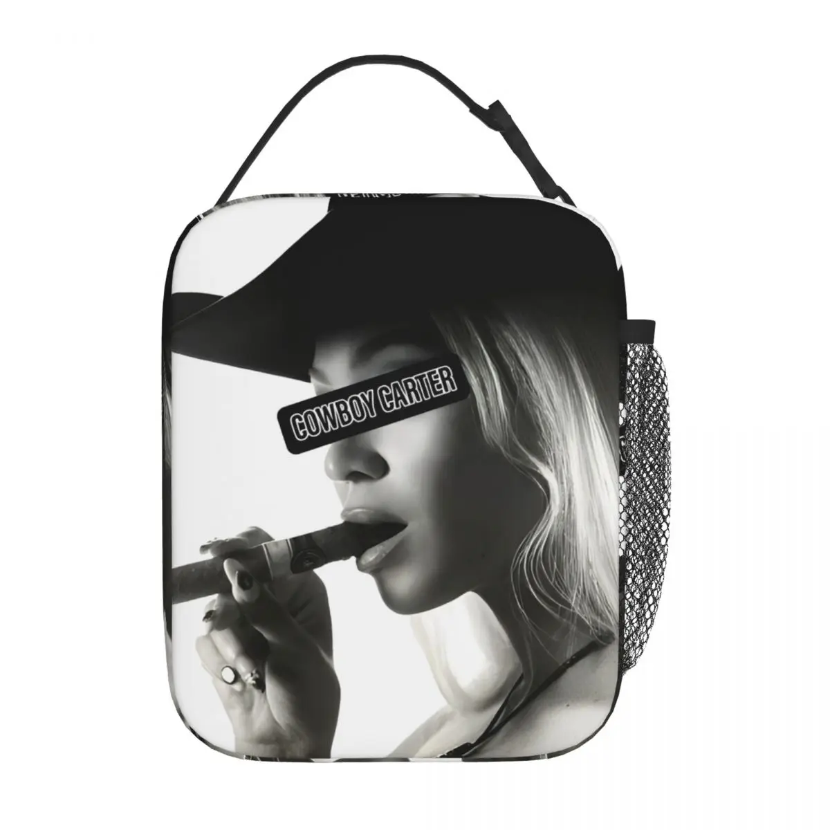 

Cowboy Carter Beyonce Album Insulated Lunch Bag Cooler Meal Container Portable Tote Lunch Box Men Women College Travel