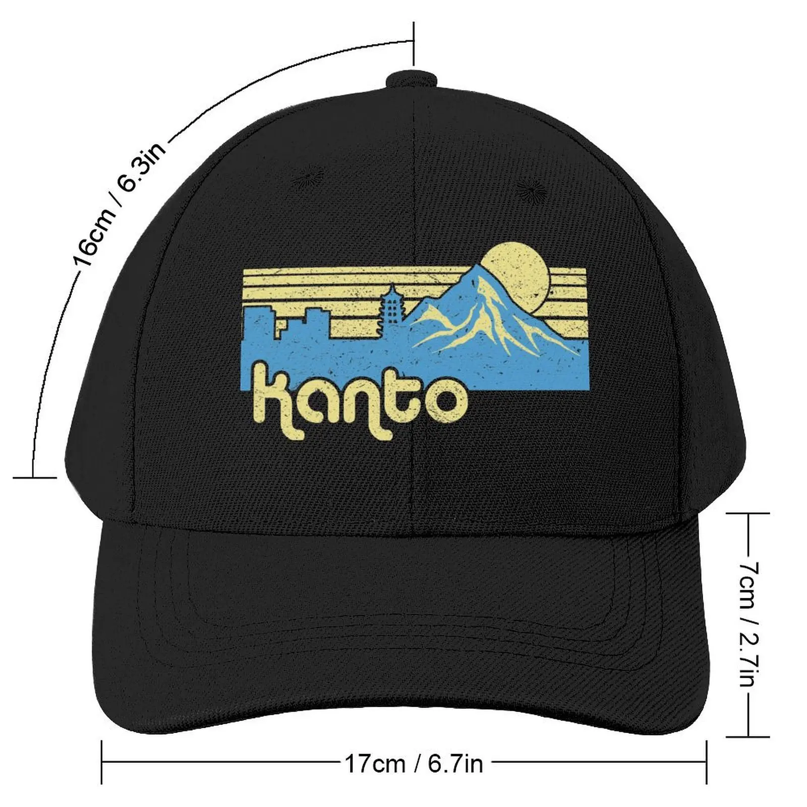 Kanto Region Baseball Cap dad hat Mountaineering Sun Hats For Women Men's