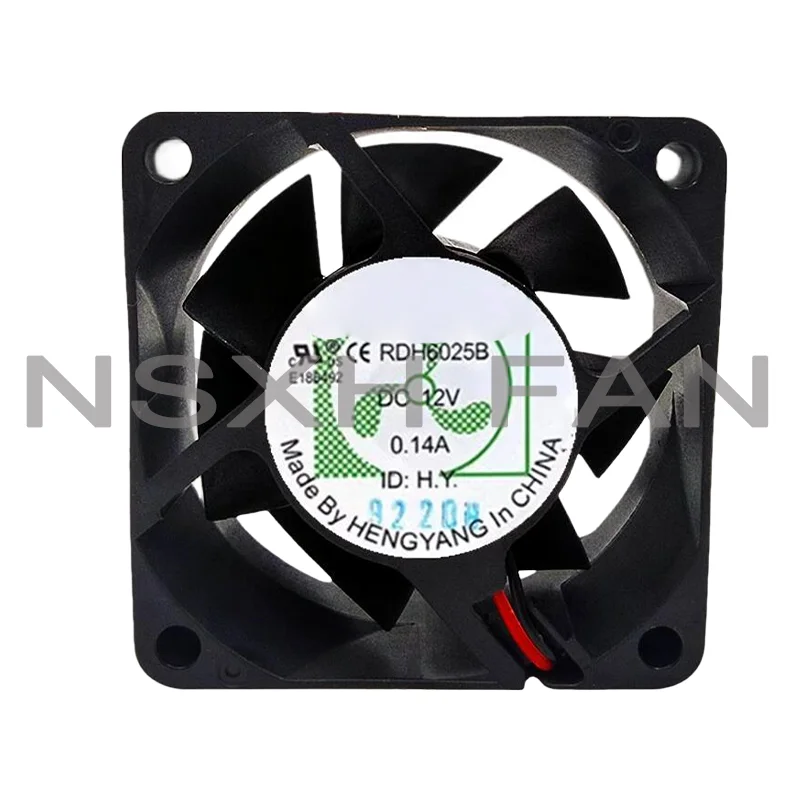 

RDH6025B 12V 0.14A 60x60x25mm 3-Wire Server Cooling Fan