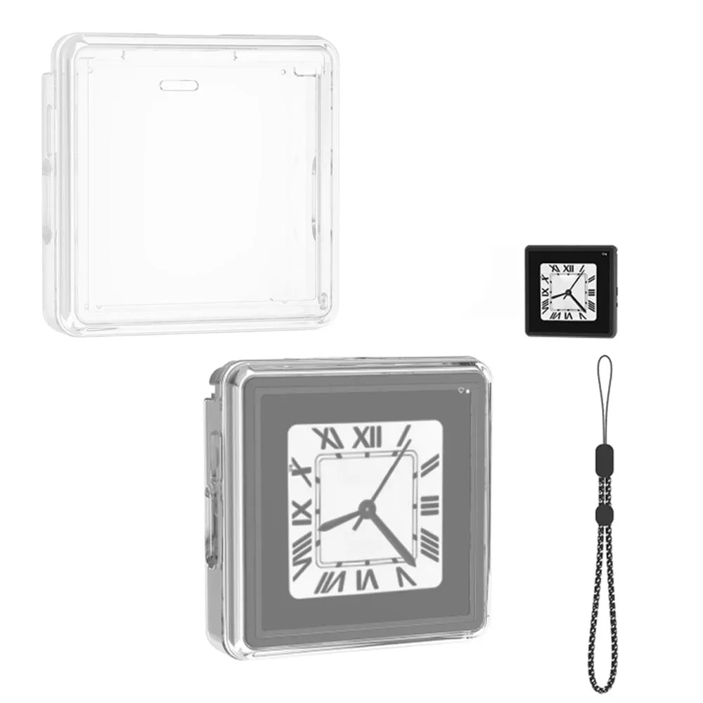 for Anbernic RG ROTATE Transparent Protective Case Dustproof Anti-Collision Anti-Scratch Handheld Game Console Cover