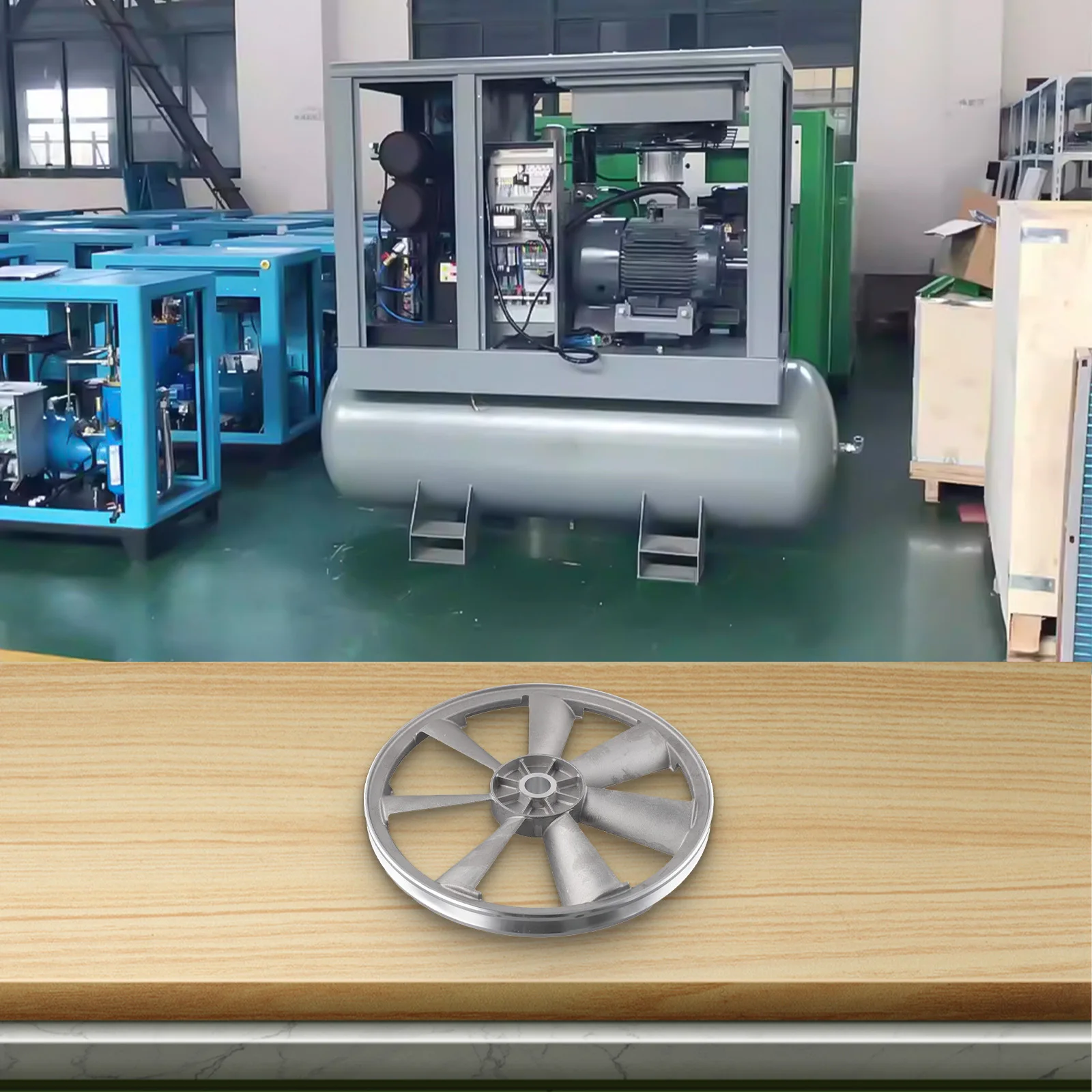 فتحة تركيب ضاغط الهواء بحزام مثلث من النوع A بعرض 13 مم ملحقات بناء معدنية لآلات اللكم