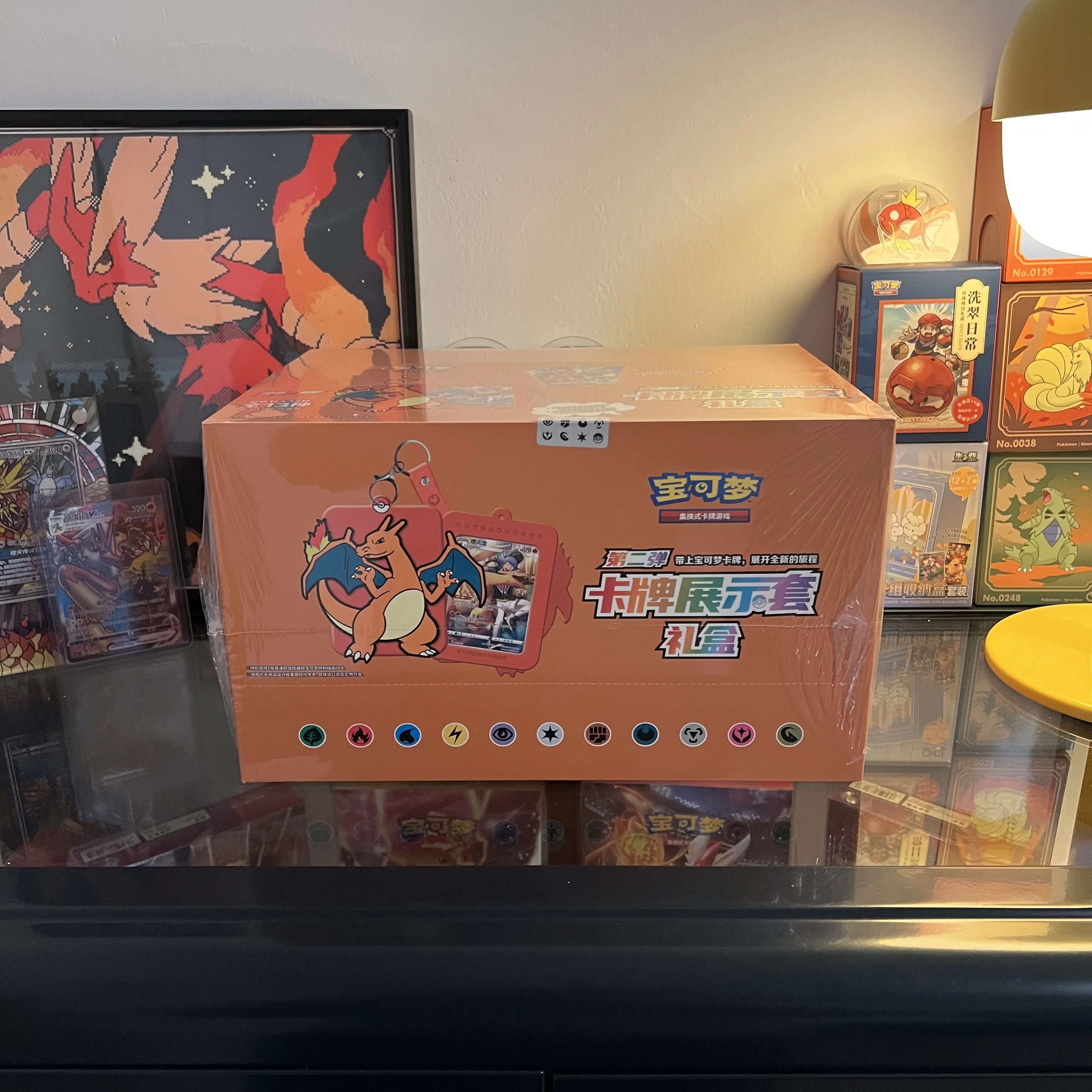 

In Stock Original Trading Ptcg Card Game Simplified Chinese 8.0 Gengar Cards Exhibit Combination Suit Ar Eeveelution Display Set