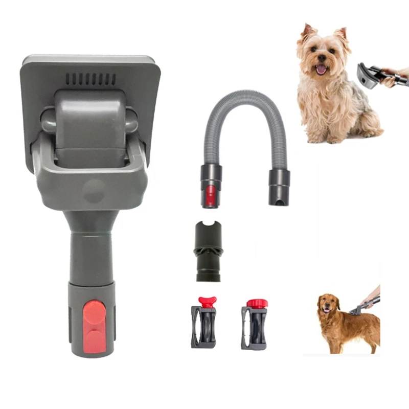 

Dog Cat Brush For Grooming For Dyson V7 V8 V10 V11 V15 Absolute Animal Trigger Vacuum Pet Brush With Extension Hose Durable