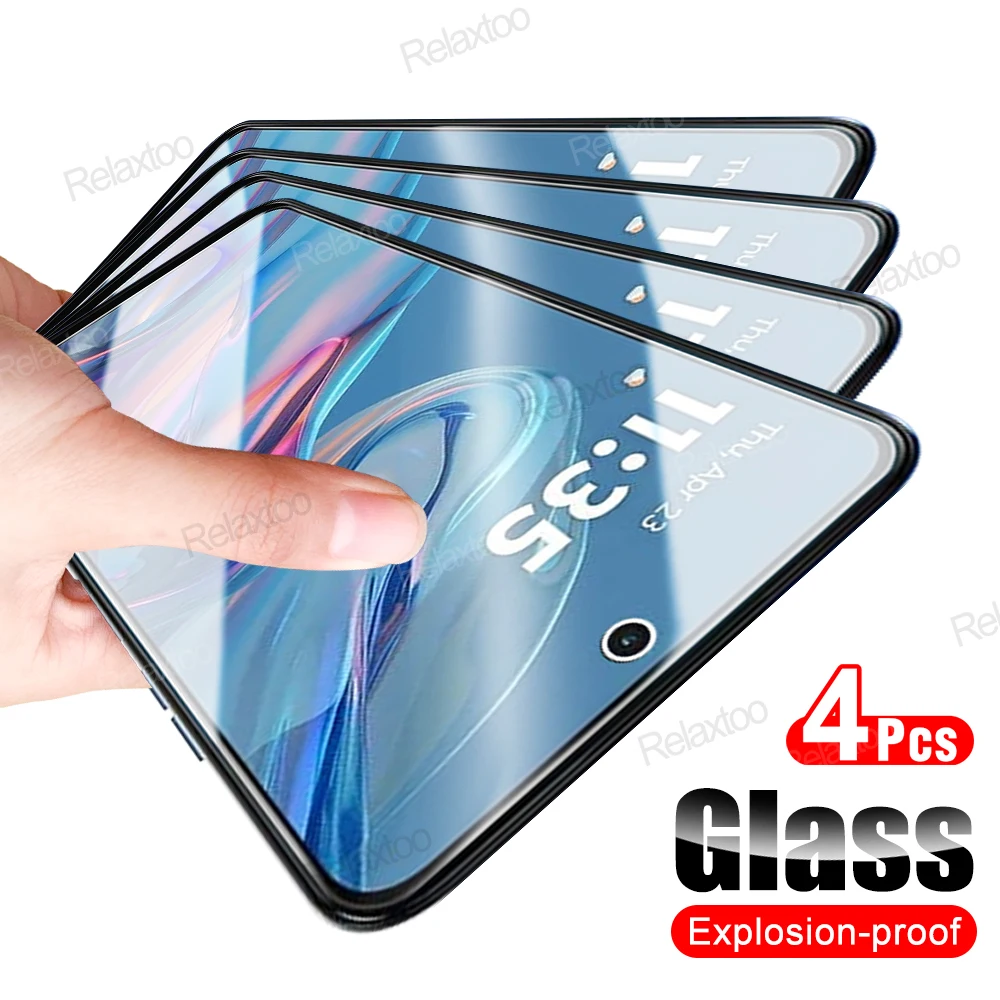 4Pcs MotoG45 9H Tempered Glass For Motorola Moto G45 2024 Clear Front Protective Film G45Moto G 45 45G 6.5'' Screen Protector