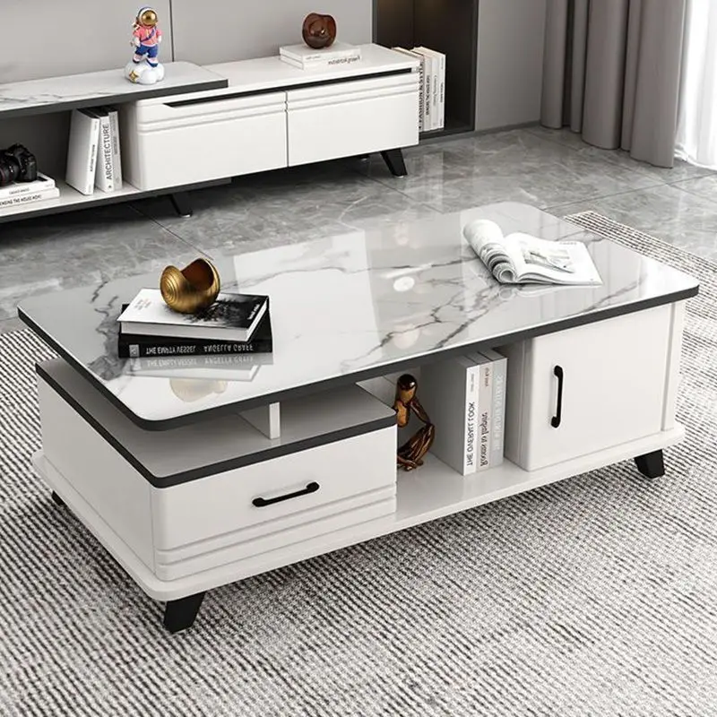 

TV cabinet modern simple living room household small apartment floor retractable table new model