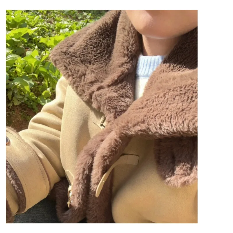 

Warm Jacket Winter Thickened Women's Locomotive Jacket Top