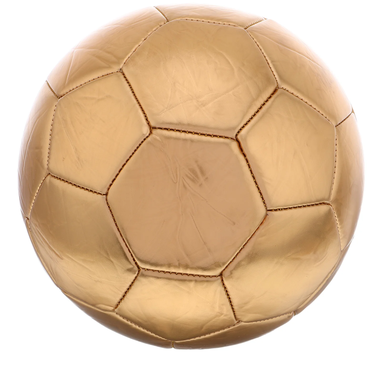 DIY 署名サッカーボール耐摩耗性プロサッカーサイズトレーニング試合屋内装飾ゴールデン