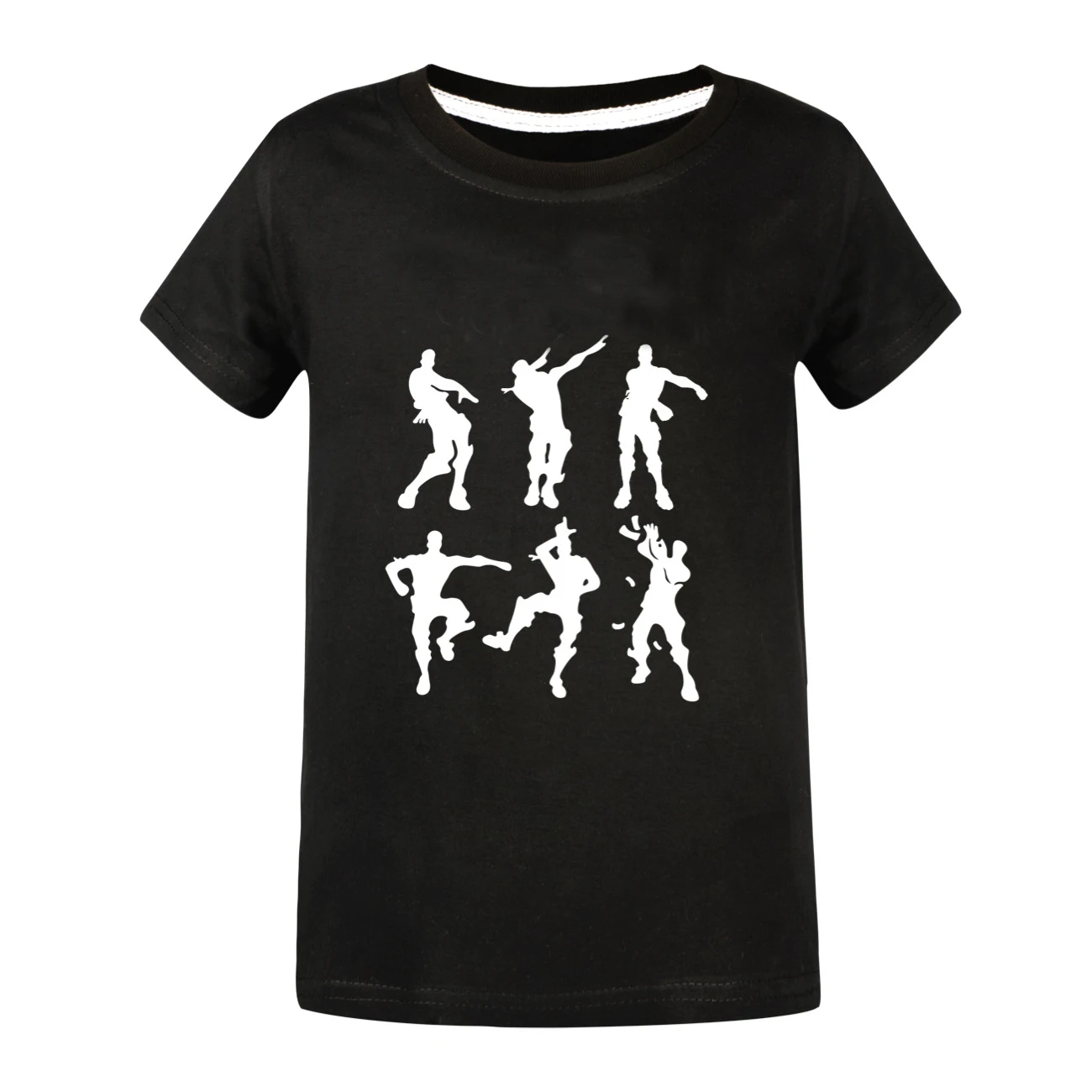 2024 New Dabbing Dance Tshirt Kids Graphic Clothes Baby Girls Short Sleeve T-Shirts Boys Summer Fashion Tops Children\'s Clothing