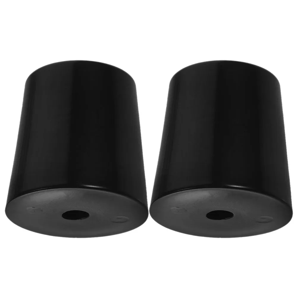 

2 Pcs Bumper Stop Cone Trailer Ramp Rubber Pads Door Stops for Trucks Round