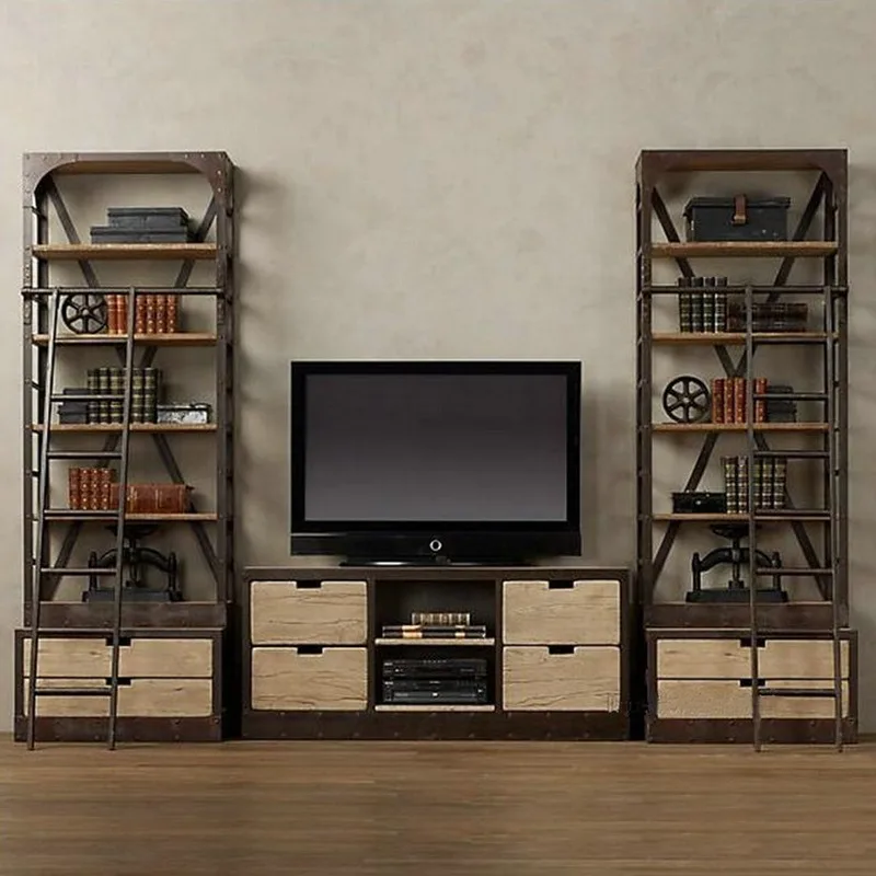 Living Room TV Cabinet Living Room Shelf Storage Shelf Bookcase Drawer Storage Rack