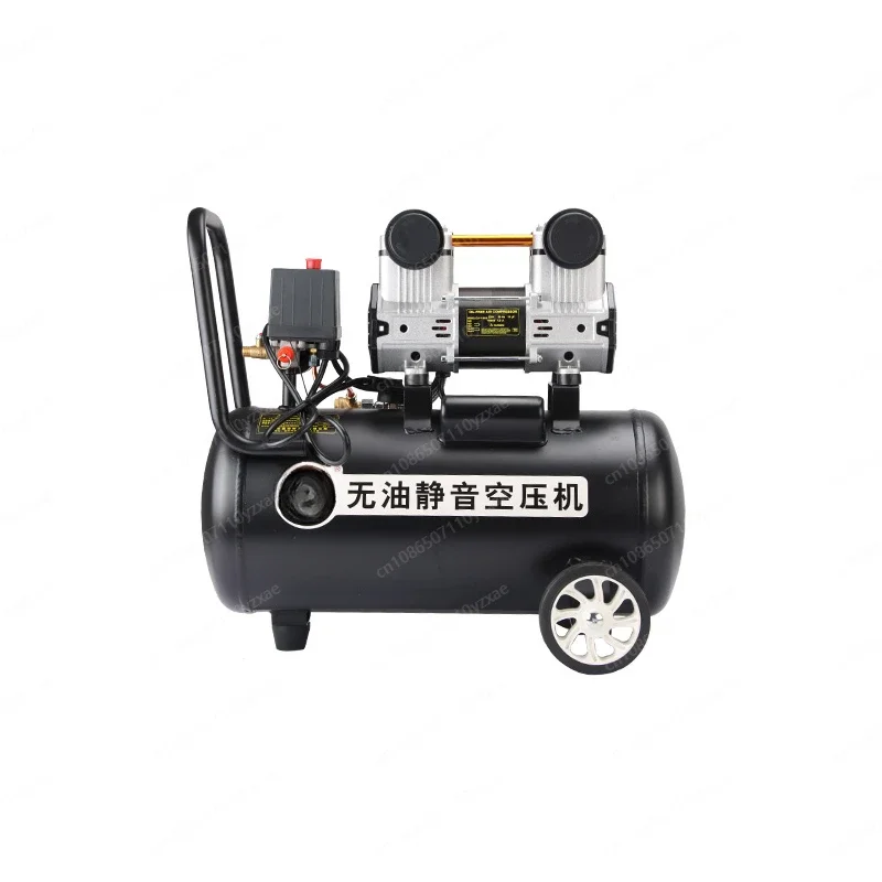 Oil Free Silent Air Compressor Small High-Pressure Air Compressor Woodworking Spray Painting Auto Repair Punching And Pumping Pu