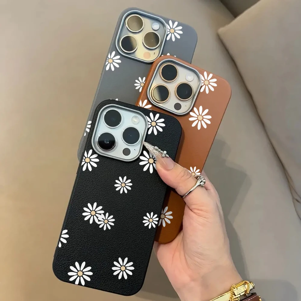 Funda de teléfono Fresh Cute Daisy para Xiaomi Mi Lite 5G Ne Xiaomi para 17 Pro Max 13 14 15 12 Pro 12T 13t 14t 15t, funda suave a prueba de golpes