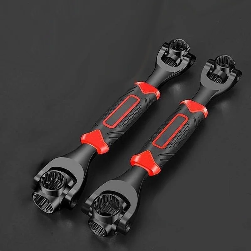 

8/5 2-in-1 Tools Socket Works Universal Ratchet Spline Bolts Sleeve Rotation Hand Tools360 Degree Multipurpose Tiger Wrench