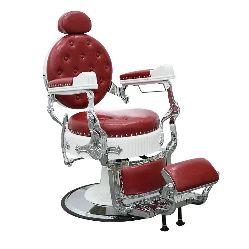 

Luxury retro men's oily hair salon hair salon rotating hair cutting chair