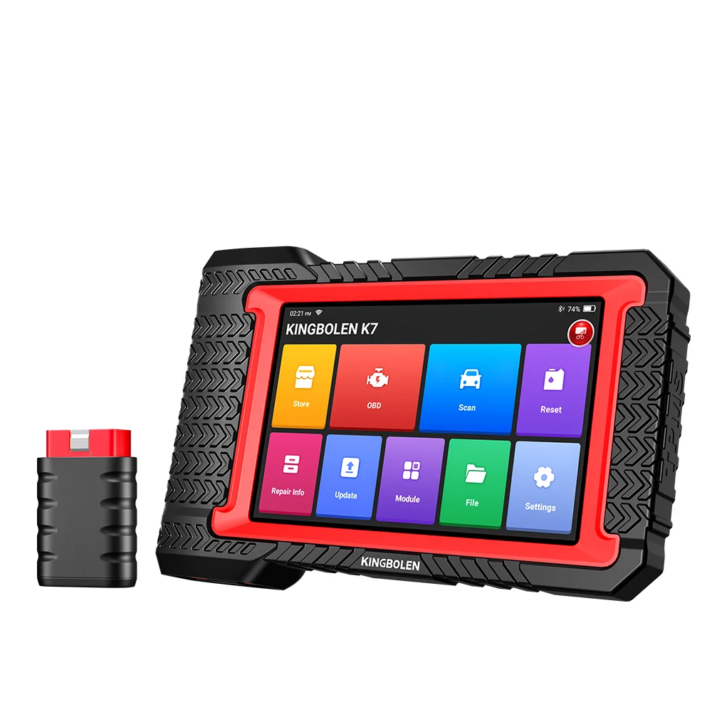 [Lebenslange kostenlose Updates KINGBOLEN K7 CANFD Global Version] 7-Zoll-Diagnosegerät für erweiterte Steuergerätecodierung, aktiver Test, 28 Resets, deutsche Fahrzeuge, automatische VIN-Prüfung, OBD-Scanner – Detail 16