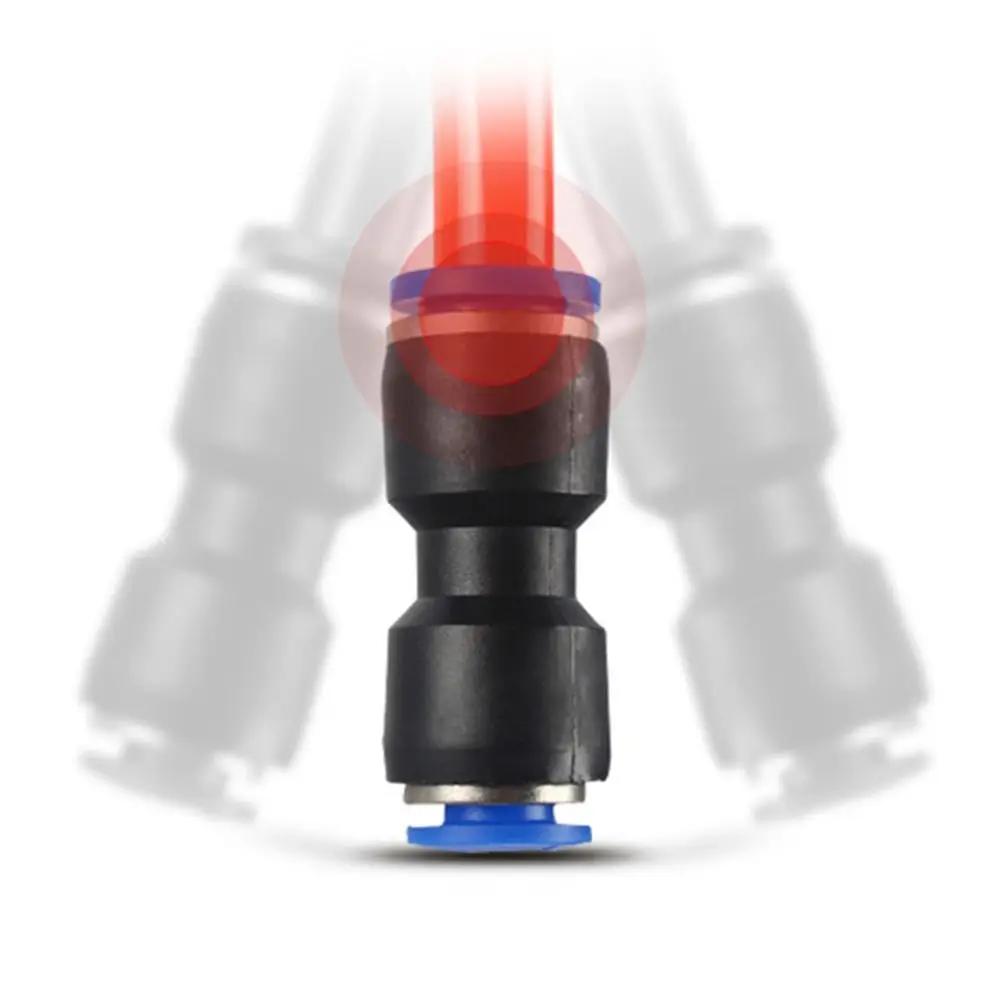 1Pcs Durable Pneumatic Tool Quick Release Connector Push In Air Tube Pneumatic Fittings 4/6/8/10/12mm PVC PG Series