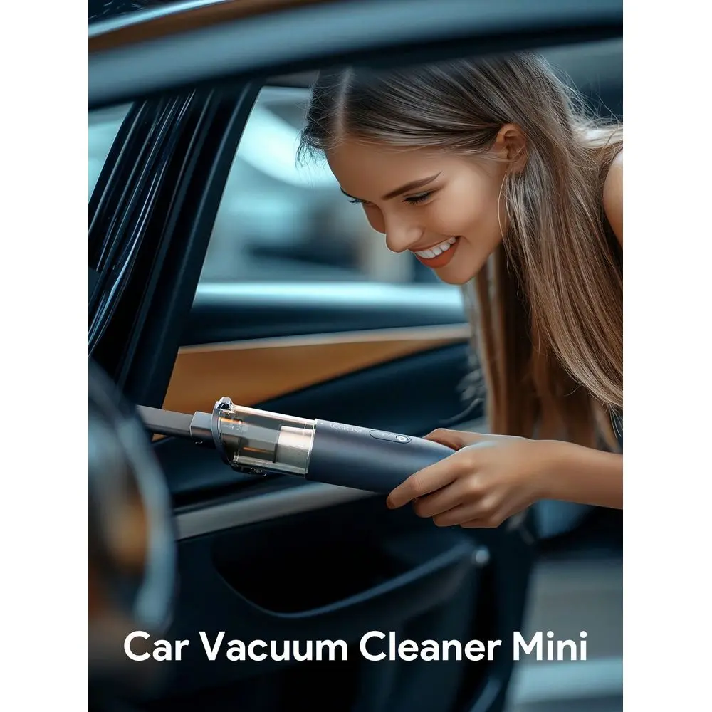 Teckwe Mini Vacuum,Car Vacuum Cleaner, Strong Dust Devouring Suction,2-Layer Filter System & Low Noise For Car Home