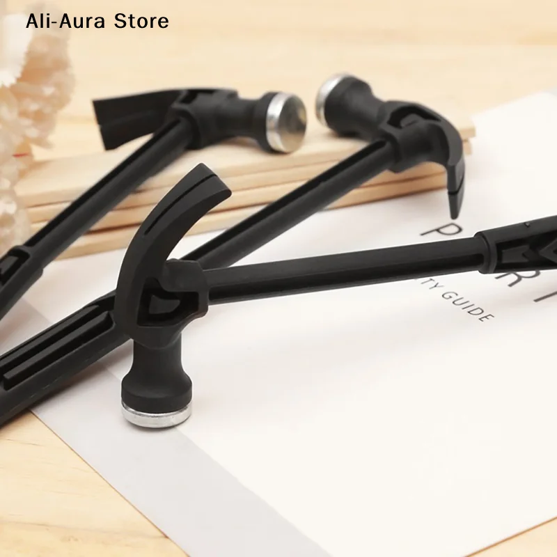 1Pcs Mini Hammer Plastic Handle Claw Hammer Home  Grid Hammer Building block hammer