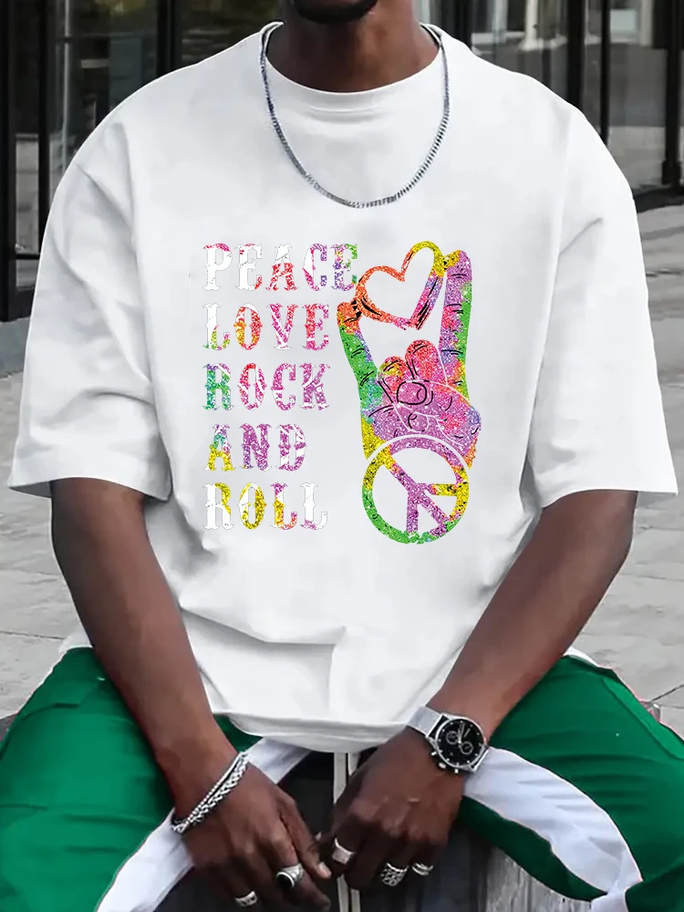 peace love rock