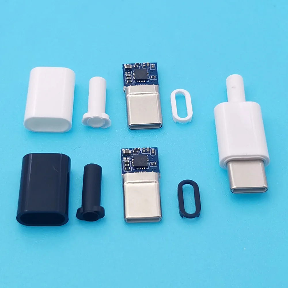 1 szt. USB typ c cyfrowy audio męski 3.5mm słuchawki DIY modyfikacja adapter wtyczka 4 punkty lutowania złącza audio usb-c — zdjęcie 7