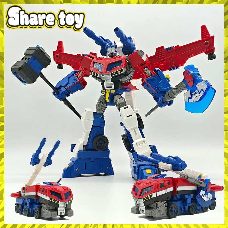 

BAIWEI Transformation TW-1036 TW1036 Animated 08 RepairTeam Captain OP Fire Truck Action Figure robot model Christmas Gift