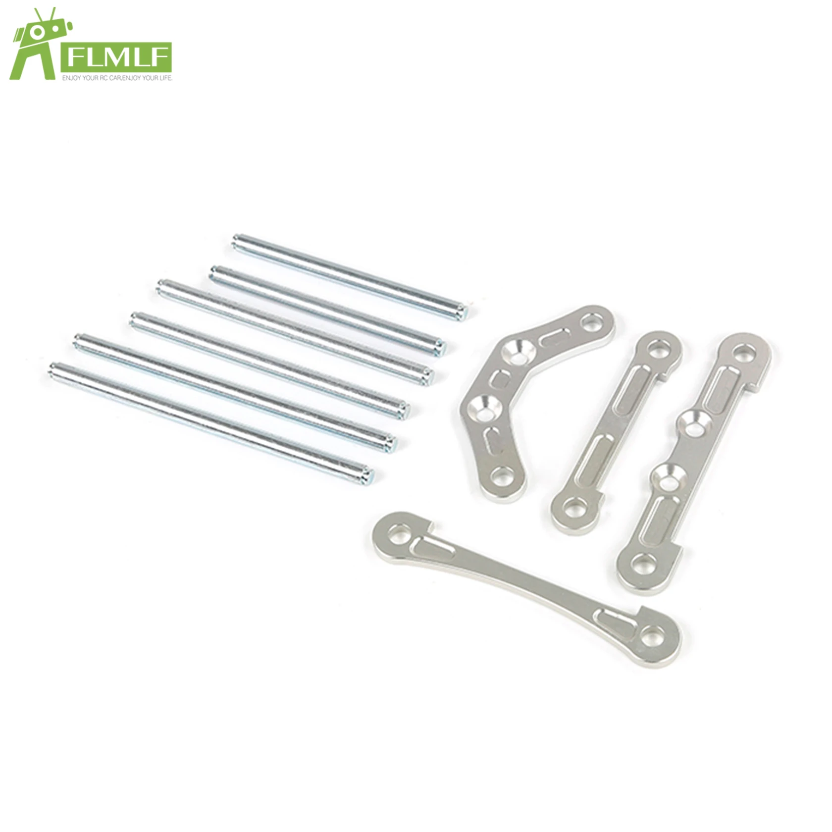 Liga cnc dianteiro e traseiro suspensão eixo pino kit peça de posicionamento para 1/5 hpi rofun baha rovan km baja 5b 5t 5sc rc peças do carro