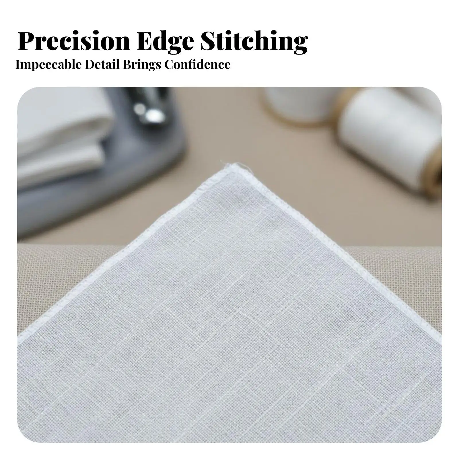 Plain DIY Textile Square Paintable Surface White Handkerchief Versatile Use DIY Craft Cloth for Students, Crafters, Art Class,