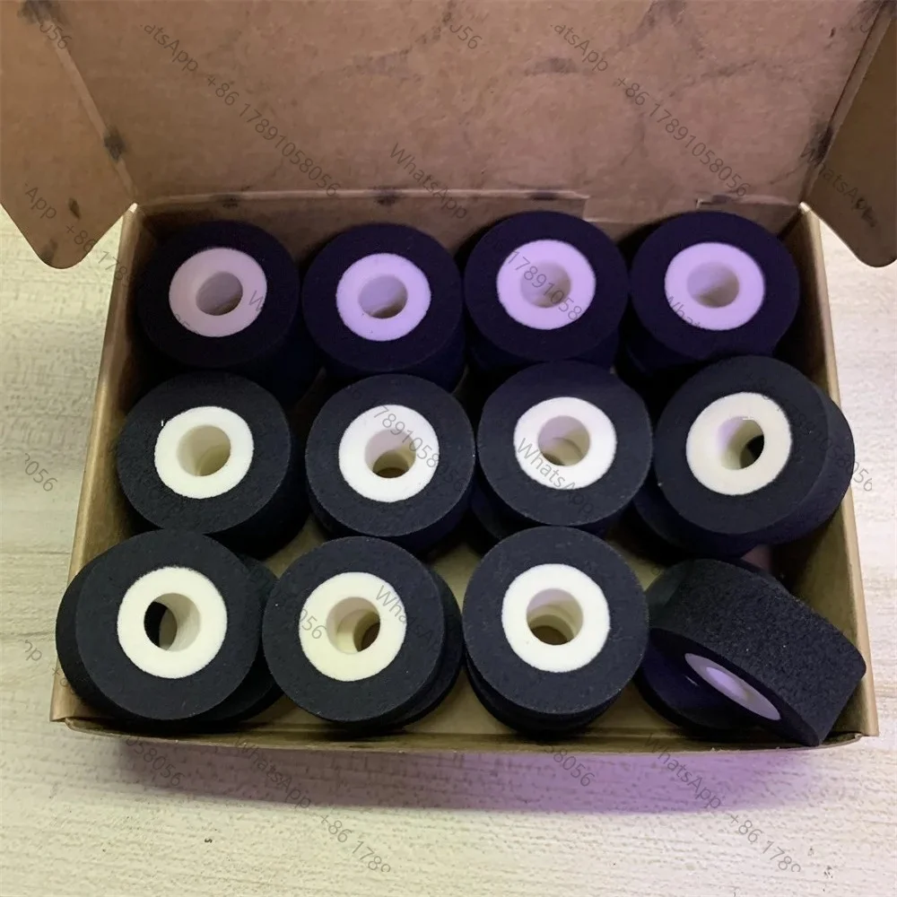Black Color Solid Ink roll, 100% sponge ink roller,solid coding machine rolls,36*32/40mm 100-150/130-160degre