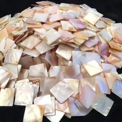 Carreaux de mosaïque carrés en nacre d'eau douce pour la décoration intérieure de la maison, papier blanc pur, carreaux chinois, 100g, 100%