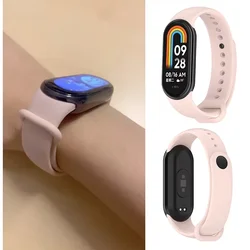 Sports Soft Silicone Strap for Xiaomi Band 9 8 Replacement Bracelet Mi Band 9 Wristband Accessories Xiaomi MiBand 10 Correa Belt